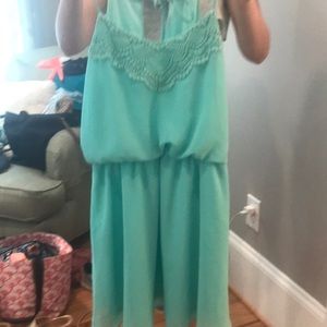 Impeccable pig mint green dress